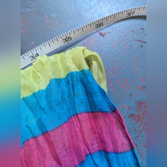 Bright Multi-colored Infinity Scarf - Picture 3 of 5